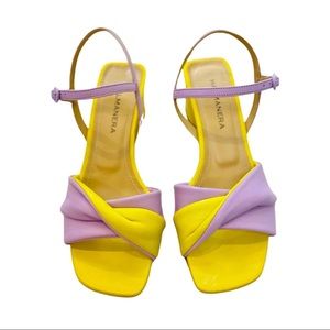 Leather Dorian kitten heel